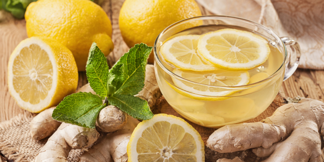 Lemon, ginger, and other digestive foods